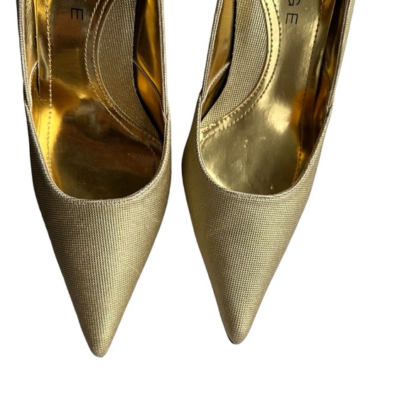 Rampage Maria Women’s Gold Pointed Toe Stilettos Size 8.5 M - Picture 3 of 5